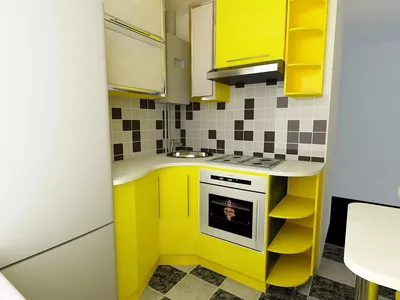 Дизайн кухни 5 кв м - обустройство и планировка маленькой кухни 5 кв м с  холодильником, лучшие фото интерьера маленькой кухни