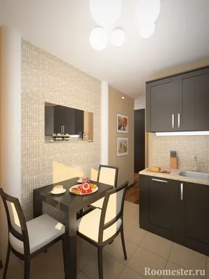 Дизайн кухни 6 кв. м - планировка интерьера на фото