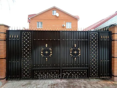 Дизайн ворот (31 фото)