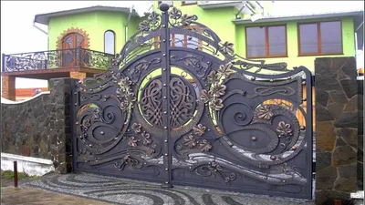 Ворота: фото идеи красивого дизайна ворот и калиток для частного дома