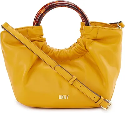 DKNY Commuter Zip Small Brown Monogram Canvas Crossbody Bag – Cashinmybag