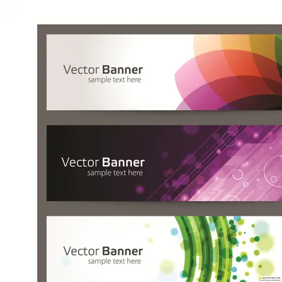 Баннеры шапка для сайта | Banner radiance vector » Векторные клипарты,  текстурные фоны, бекграунды, AI, EPS, SVG