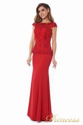 Купить вечернее платье 12084_red красного цвета по цене 30500 руб. в Москве  в интернет-магазине Принцесса