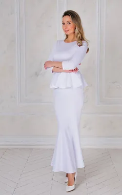 Белое длинное платье Манхэттен - платье вечернее - платье свадебное купить  в интернет-магазине Ярмарка Мастеров по цене 9500 ₽ – O5SKQBY | Платья,  Санкт-Петербург - доставка по России