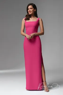 Длинное розовое платье Angela Ricci арт. 8395 купить в интернет-магазине  KOKETTE