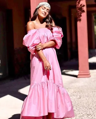 Розовое платье для девочки. Длинное платье принцессы. Платье с  галстуком-бабочкой и длинными рукавами. – лучшие товары в онлайн-магазине  Джум Гик