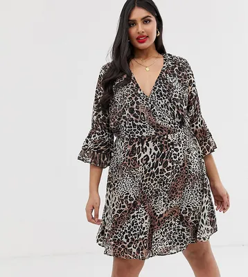 Женские леопардовые платья купить в интернет магазине OZON