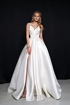 Атласные свадебные платья купить в Минске -