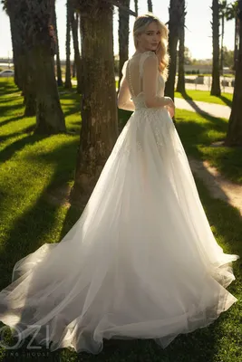Свадебные платья со шлейфом в Москве. Gabbiano