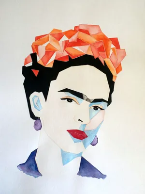 Купить репродукцию картины Фрида Кало на стену для интерьера (артикул  109236) в Москве
