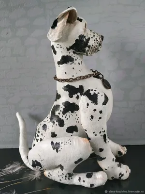 Мраморный дог. Игрушка. Собака – купить онлайн на Ярмарке Мастеров –  LW08QRU | Игрушки, Москва