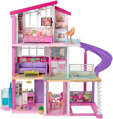 Дом мечты Барби \u200bBarbie Dreamhouse Dollhouse with Pool, Slide and Elevator:  продажа, цена в Чернигове. Игрушки для самых маленьких от \