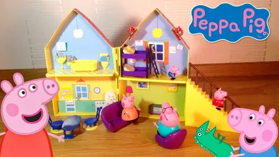 Пин на доске Игры Свинка пеппа дом peppa pig house toys