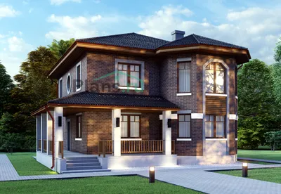 Проект дома из пеноблока 53-30 :: Интернет-магазин Plans.ru :: Готовые  проекты домов