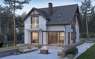 Готовый проект дома ZH18 с ценой, реализация и интерьер | 1house.by