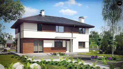 Готовый проект дома Z159 с ценой, реализация и интерьер | 1house.by
