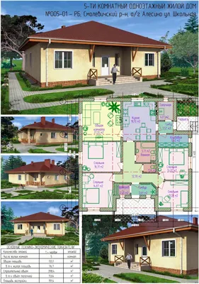 Проекты домов от Евгения Мороза: Проекты домов 100-150 м2