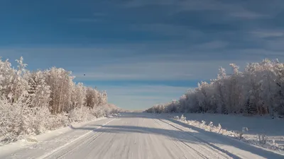 Зимние дороги России - 55 фото