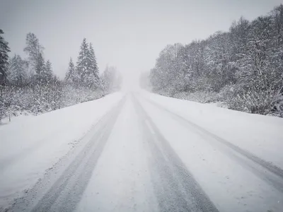 Дороги почти по всей Латвии в снегу, езда в районе Резекне особенно  затруднена / Статья