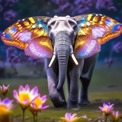 Доволен как слон» — создано в Шедевруме