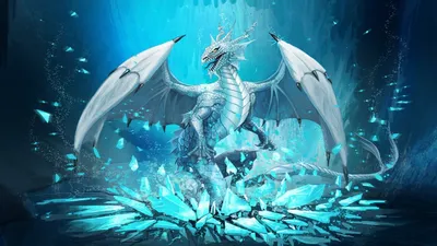 Ледяной дракон арт - 61 фото