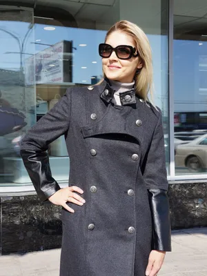 Двубортное пальто- шинель | Купить в интернет-магазине Merada