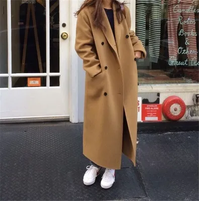 Женское двубортное пальто Летиция купить с быстрой доставкой | KHAN  Cashmere 216537