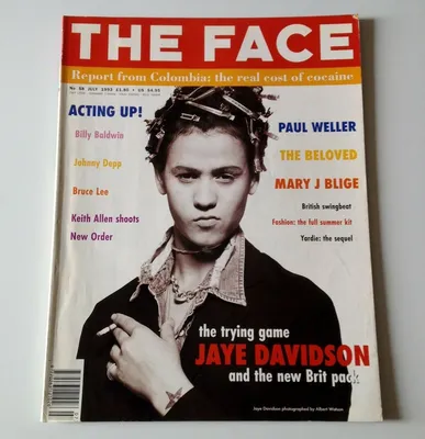 Журнал The Face, июль 93, Джей Дэвидсон, Пол Уэллер — Etsy Australia