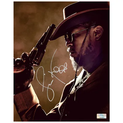 Револьвер «Джанго освобожденный» 8х10 с автографом Джейми Фокса — фото знаменитостей