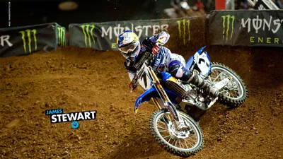 AMA Supercross Phoenix-вторая остановка-Джеймс Стюарт Обои Предварительный просмотр | 10wallpaper.com