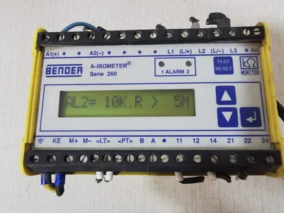 Б/У BENDER 1RDH265-4 A-ISOMETER Серия 260 Устройство контроля изоляции - Orbit Surplus