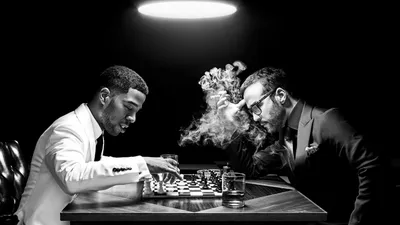 Кид Кади и Джереми Пивен играют в шахматы HD Рэпер Обои | HD-обои | ID №53173