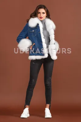 Женская Джинсовая куртка с мехом купить в онлайн магазине - Unimarket