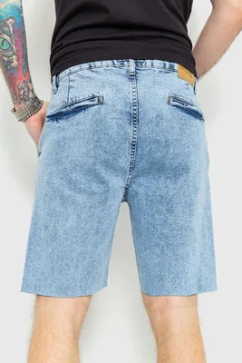 Мужские синие джинсовые шорты HUGO 50489985;433 — Ultrashop
