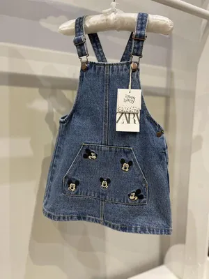 Джинсовый сарафан «микки маус» zara 2-3-4 года98,104см платье zara — цена  740 грн в каталоге Платья и сарафаны ✓ Купить товары для детей по доступной  цене на Шафе | Украина #56172888