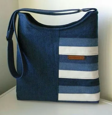 DENIM BAG BY OWN HANDS. WOVEN DENIM BAG - YouTube