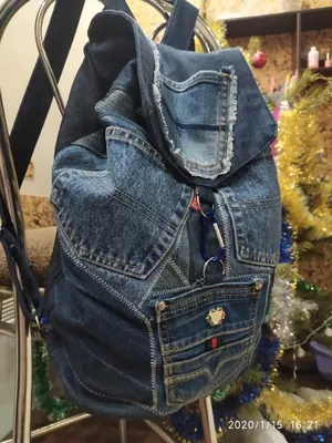 DENIM BPACK Джинсовый рюкзак, цвет синий - 92094-104 - заказать нанесение  логотипа в Киеве, заказ брендирования на DENIM BPACK Джинсовый рюкзак, цвет  синий - 92094-104 и печать на рекламно-сувенирной продукции от  fullmotion.com.ua