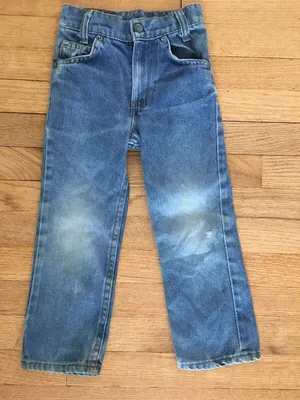 Vtg 70s 80s Kids Levis Blue Jeans Boys 5 20-1/2 Orange Tag Snap Denim Pants  USA | eBay