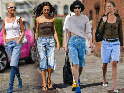 17 Best Denim Bermuda Shorts for Women That Are Both Stylish and Sleek |  Vogue