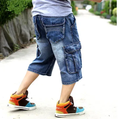 Blue Loose Baggy Denim Jeans For Men Plus Size, Fashionable Streetwear With  Hip Hop Style, Long 3/4 Cargo Denim Cargo Shorts, Pocket And Bermuda Design  From Cutee, $37.83 | DHgate.Com