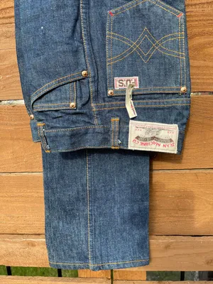 Vintage Deadstock Late 1970s 70s Jean Machine F.U.S Authentic Cowboy Style  Straight Leg Boot Cut Flare Selvage Denim Jeans.26-28w Size 6 - Etsy