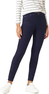 HUE womens Ultra Soft Fleece Lined Denim Leggings, Ink Wash, X-Small US at  Amazon Women's Clothing store