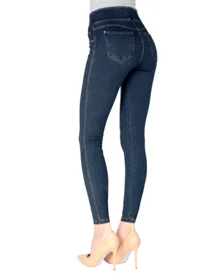 Women's Comfort Skinny Fit Jeans | Dark Indigo | Made in the USA - Aviator