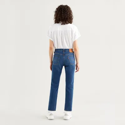 Джинсы женские Levi's 501 Crop синие 28/26 - купить в Москве, цены на  Мегамаркет