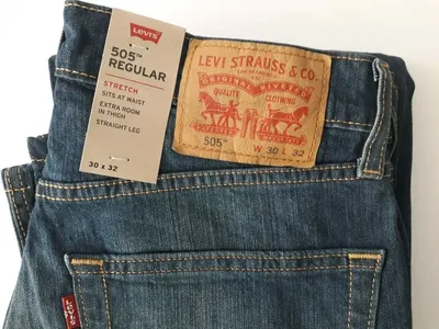 Levis Mens 505 Levi Strauss Regular Fit Stretch Straight Leg Denim Jeans |  eBay