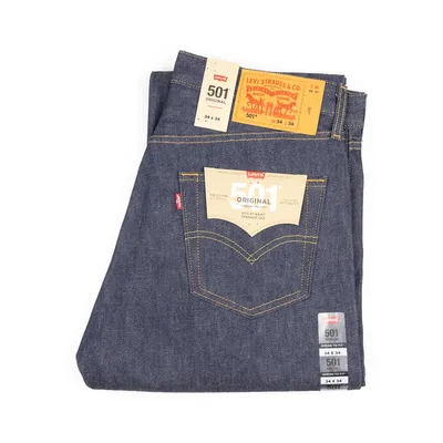 NEW Levis Lot 501 Jeans Big E Premium Blue Black Denim Genuine Straight  BNWT | eBay