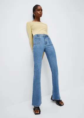 High waist straight jeans - Women | Mango USA