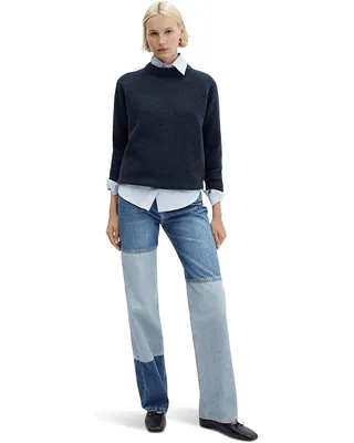 High-waist culotte jeans - Woman | Mango Hong Kong | Denim fashion,  Culottes, Women jeans