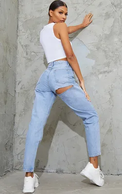 Джинсы Mom Jeans Light купить в minnim по цене 3100 грн.