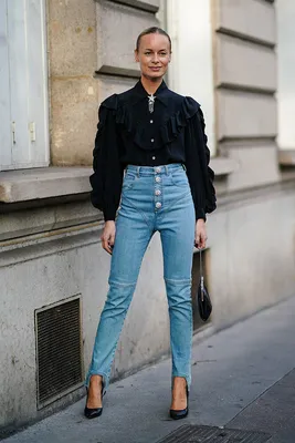 Pin by Anita Segovia on Bragas | Jean overall outfits, Fashion, Blue fashion